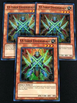 Yugioh XX-Saber Emmersblade HASE-EN001 Super x3 (NM) - Image 1