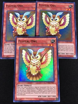 Yugioh Fluffal Owl FUEN-EN017 Super x3 (NM) - Image 1