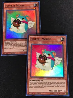 Yugioh Fluffal Mouse CORE-EN010 1st Super x2 (NM) - Image 1