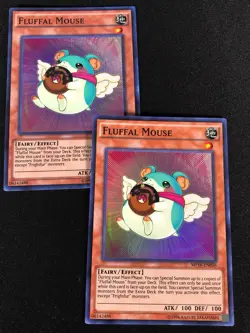 Yugioh Fluffal Mouse MP16-EN056 Super x2 (NM) - Image 1