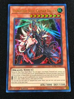 Yugioh Vanquish Soul Caesar Valius WISU-EN021 1st Ultra (NM) - Image 1