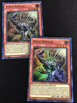 Yugioh Scrap Raptor OP17-EN011 Super x2 (NM) - Image 1