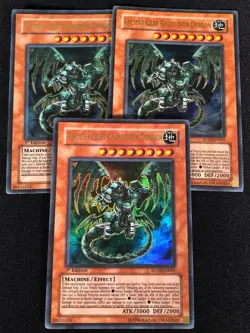 Yugioh Ancient Gear Gadjiltron Dragon SD10-EN001 1ST Ultra x3 (NM) - Image 1