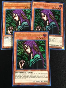 Yugioh Witch Of the Black Forest BLLR-EN046 1st Ultra x3 (NM) - Image 1