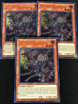 Yugioh Vendread Houndhorde COTD-ENSP1 Ultra x3 (NM) - Image 1