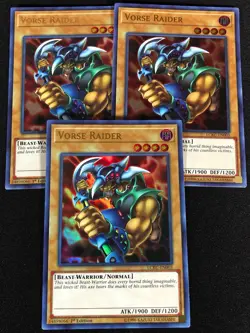 Yugioh Vorse Raider LCKC-EN003 1st Ultra x3 (NM) - Image 1