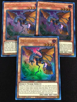 Yugioh Dragonbite BACH-EN081 1st Ultra x3 (NM) - Image 1