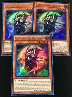 Yugioh Centur-ion Chimera ROTA-EN016 1st Ultra x3 (NM) - Image 1