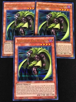 Yugioh Wandering King Wildwind DUSA-EN016 1st Ultra x3 (NM) - Image 1
