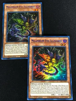 Yugioh Millennium-Eyes Illusionist LDS1-EN045 1st Ultra x2 (NM) - Image 1