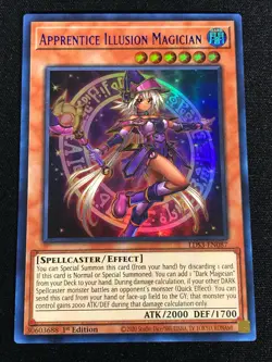 Yugioh Apprentice Illusion Magician LDS3-EN087 1st Ultra (NM) - Image 1