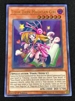 Yugioh Toon Dark Magician Girl DUPO-EN041 1st Ultra (NM) - Image 1