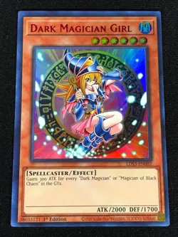 Yugioh Dark Magician Girl LDS3-EN082 1st Ultra (NM) - Image 1