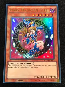 Yugioh Dark Magician Girl YGLD-ENB03 1st Ultra (NM) - Image 1