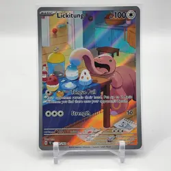 Lickitung - 180/162 - Illustration Rare - Temporal Forces - Pokemon Card - NM/M - Image 1