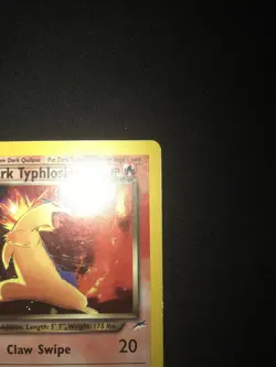 Dark Typhlosion 10/105 Pokemon Card TCG Neo Destiny Holo (MP) - Image 5