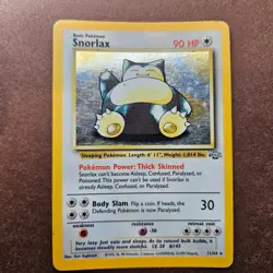 Snorlax 11/64 Pokemon Jungle Unlimited Rare Holo Card - Image 1