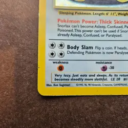 Snorlax 11/64 Pokemon Jungle Unlimited Rare Holo Card - Image 4