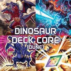 YuGiOh Dinosaur DUNE Deck Core Bundle 21 Cards - Image 1