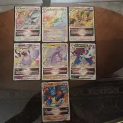 Pokemon TCG Card Lot - 7 V STAR Full Art Near Mint Pokemon Cards - Image 1
