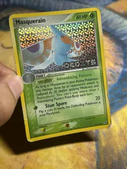 Masquerain 39/107 Reverse Holo Stamped Pokemon EX Deoxys 2005 TCG Era Card - Image 3
