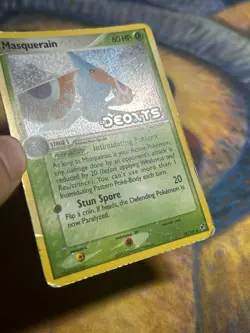 Masquerain 39/107 Reverse Holo Stamped Pokemon EX Deoxys 2005 TCG Era Card - Image 4