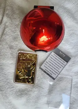 Pokemon Pikachu 23k Gold Plated Trading Card 1999 Limited Edition - Image 2