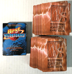 Best Of Wildstorms Starter Deck Expandable Super-Hero Card Game & 200 Card LOT - Image 2