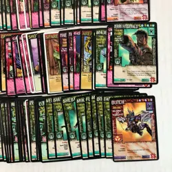 Best Of Wildstorms Starter Deck Expandable Super-Hero Card Game & 200 Card LOT - Image 5
