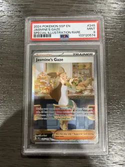 Jasmine's Gaze 245/191 Sv08: Surging Sparks Holo Card PSA 9 - Image 1
