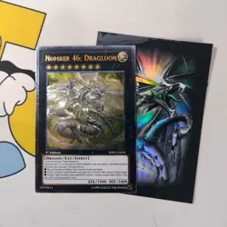 Number 46: Dragluon SHSP-EN050 Ultimate Rare 1st Shadow Specters Yugioh card - Image 1