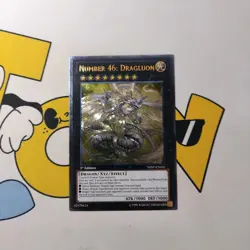 Number 46: Dragluon SHSP-EN050 Ultimate Rare 1st Shadow Specters Yugioh card - Image 2