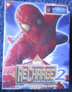 2 MARVEL RECHARGE 2 STARTER DECKS Collectible Card Game DECK A & B~2002 / 1 new - Image 3