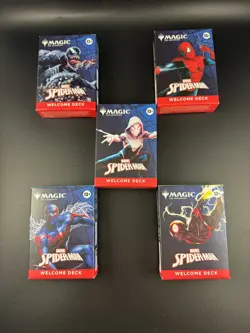Magic The Gathering Marvel Spider-Man Welcome Deck Complete Set- SDCC MTG NEW - Image 1