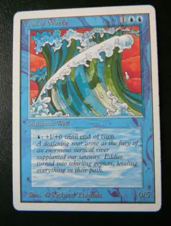 WALL OF WATER : UNLIMITED : MTG : 1993 : NEAR MINT : SEE PHOTO'S - Image 1