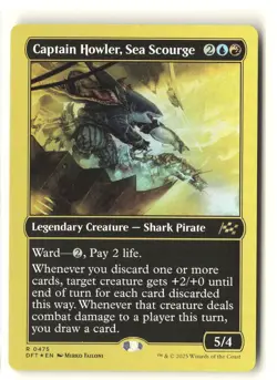 MTG - Captain Howler, Sea Scourge (First-Place Foil) R Aetherdrift 475 NM - Image 1