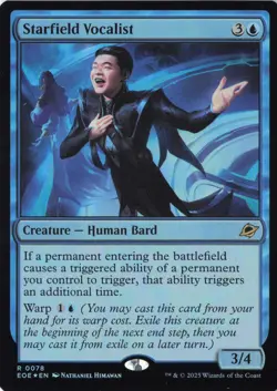 Starfield Vocalist Edge of Eternities Foil - NM #78 MTG EOE - Image 1