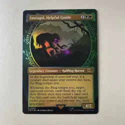 Magic the Gathering LoTR #330 Smeagol Helpful Guide Showcase Foil Rare - Image 1