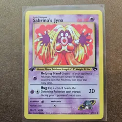 1st Edition Sabrina's Jynx - Pokemon Gym Heroes 59/132 - Uncommon First Ed - Image 1