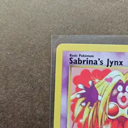 1st Edition Sabrina's Jynx - Pokemon Gym Heroes 59/132 - Uncommon First Ed - Image 2