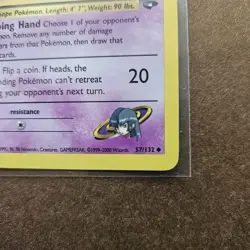 1st Edition Sabrina's Jynx - Pokemon Gym Heroes 59/132 - Uncommon First Ed - Image 4