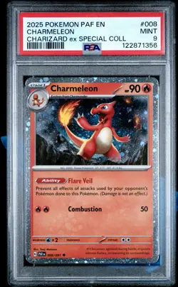 PSA 9 - Charmeleon Holo 008/091 SV Charizard ex Special Collection Box - Pokemon - Image 1