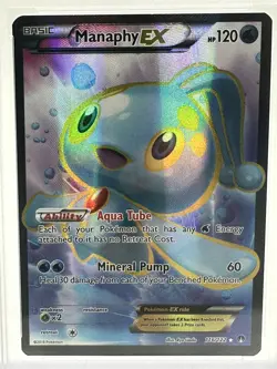 2016 Pokemon XY Manaphy EX 116/122 Breakpoint MT PSA 9 - Image 3