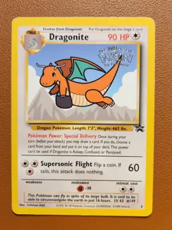 Delivery Dragonite Pokemon Kids WB Presents The First Movie WotC Promo #5 LP - Image 1
