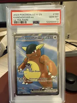 PSA 10 Pokemon TCG Scarlet & Violet Kangaskhan EX 190/165 Ultra Rare Full Art - Image 1
