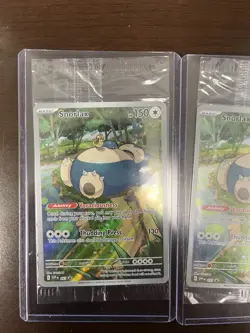 4X Pokemon TCG S&V 151 Snorlax Black Star Promo - NM - Sealed 2023 from ETB - Image 2