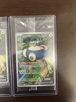 4X Pokemon TCG S&V 151 Snorlax Black Star Promo - NM - Sealed 2023 from ETB - Image 4