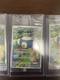 4X Pokemon TCG S&V 151 Snorlax Black Star Promo - NM - Sealed 2023 from ETB - Image 5