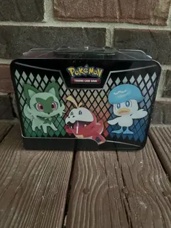 NEW-Pokemon TCG Sword & Shield MIRAIDON & KORAIDON Fall 2023 Collector Chest Tin - Image 2