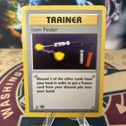 Item Finder Pokemon Base set 1st Edition Shadowless 74/102 (LPG) - Image 1